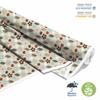 Outdoor Dekostoffe Oxford - Motiv Blumen, Gepunktete Blätter