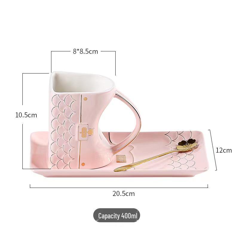 Elegant Ceramic Mug Set: Unique Handbag Design for Office or Home Use