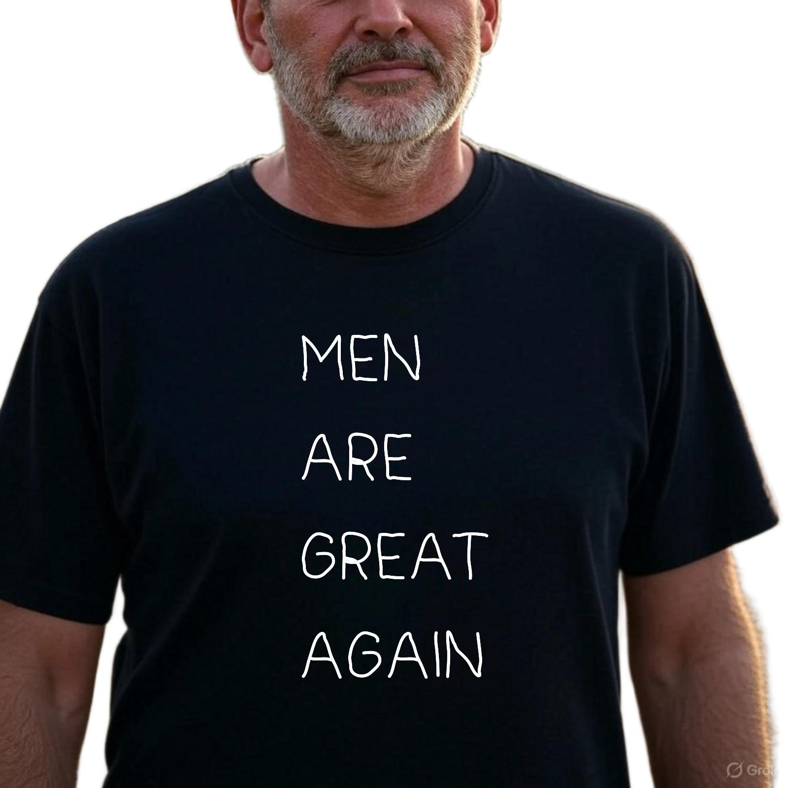 Funny MAGA Anagram Unisex T-T-Shirt, Men Are Great Again Tee, Patriotic Political 2XL