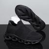 36-44 Fashion Solid Colours Sneakers Plus Size Sports Women's Shoes Breathable Flyknit Socks Shoes