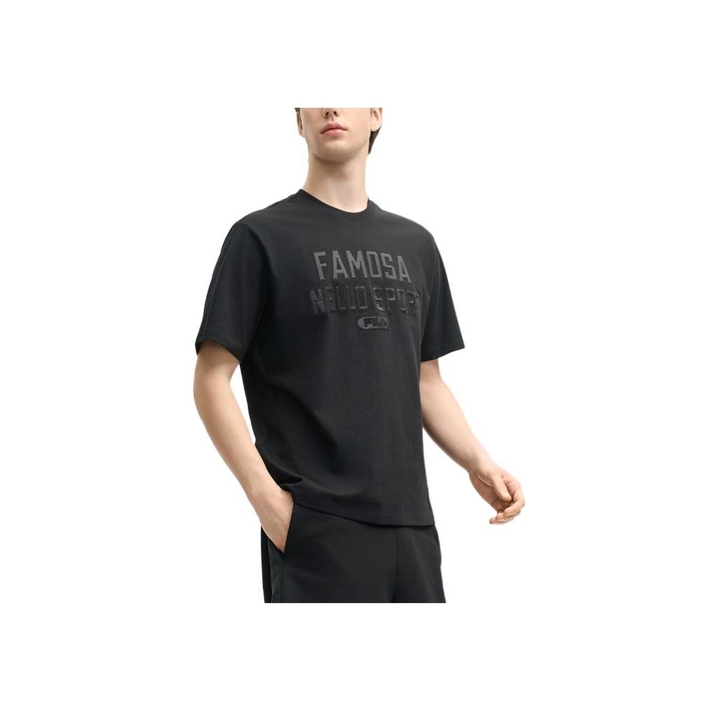 New FILA MILANO Collection T Shirt Men's Jet Black BK F11M525101F-BK