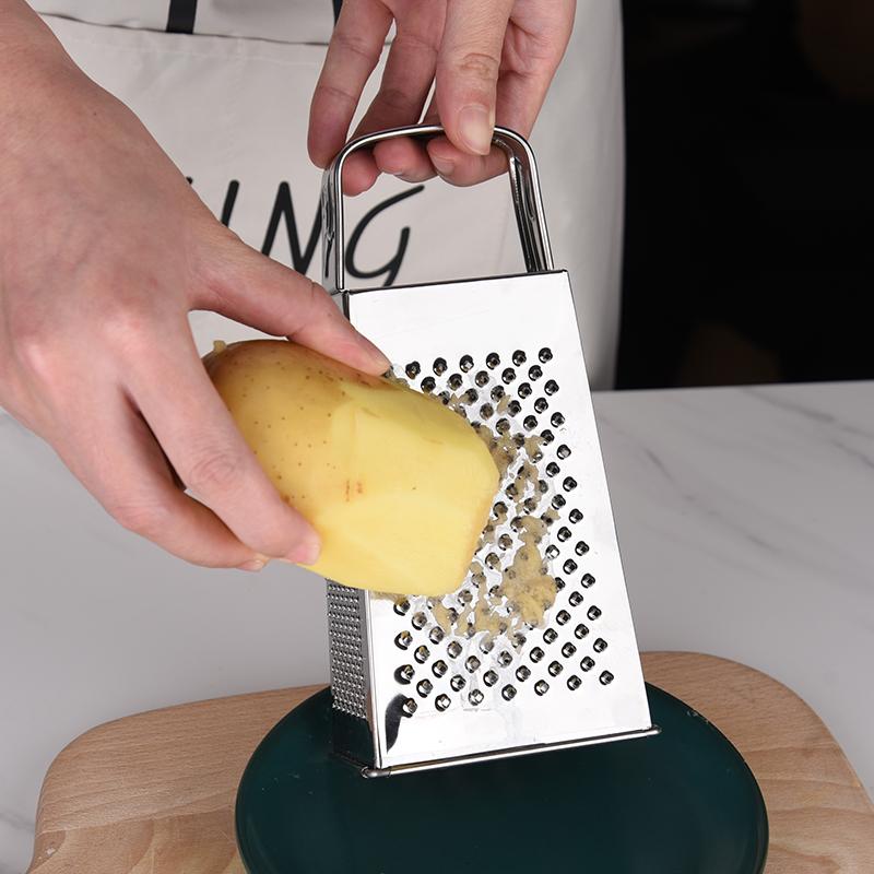 4 sided shredder Stainless steel Cutter Slicer Tower-shaped Potato Cheese Grater Multi-purpose Fruits Cutter Kitchen Accessories