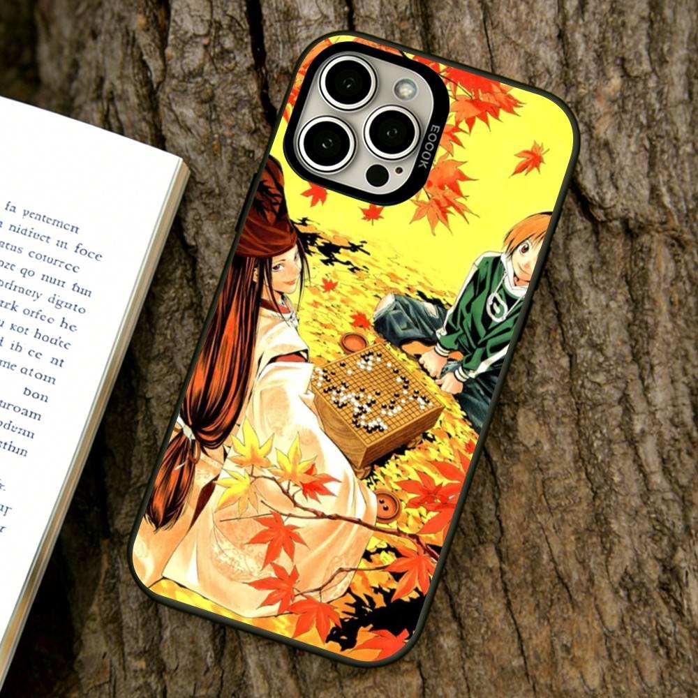 Hikaru No Go Phone Case For iPhone 17,16,15,14,13,12,11 Plus,Pro Max,XS,Colored Silver Plated Inside Cover