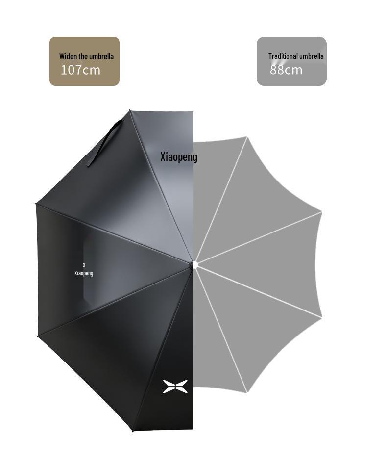 XPeng MONA Dedicated Car Sun & Rain Long Handle Umbrella - Fits L03, L05, X9, P5, G3 Models