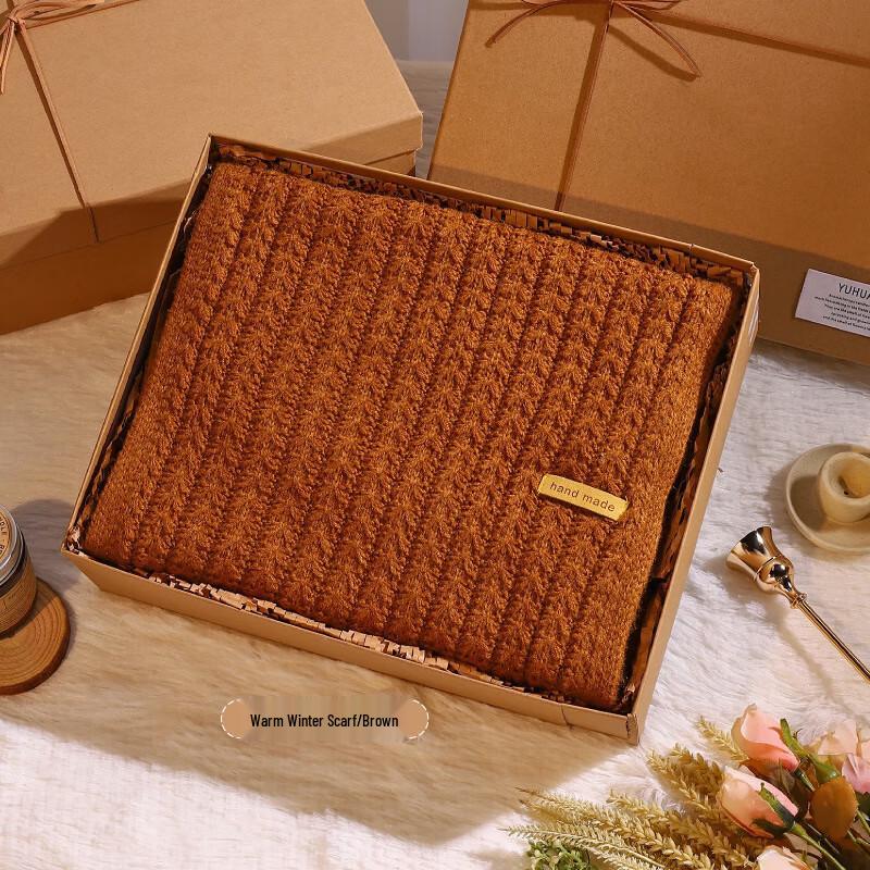 Aiqiyi A1 Christmas Insulated Bottle Gift Set with Scarf