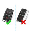 Zinc Alloy+Leather Car Key Case Cover Keychain Holder Shell For Land Rover Range Rover Sport Velar Evoque Freelander2 Discovery