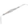 Diamond Flower Size: 29*6cm, Ribbon Size 270*2cm Wedding Belt Rhinestone Belt  Graduation