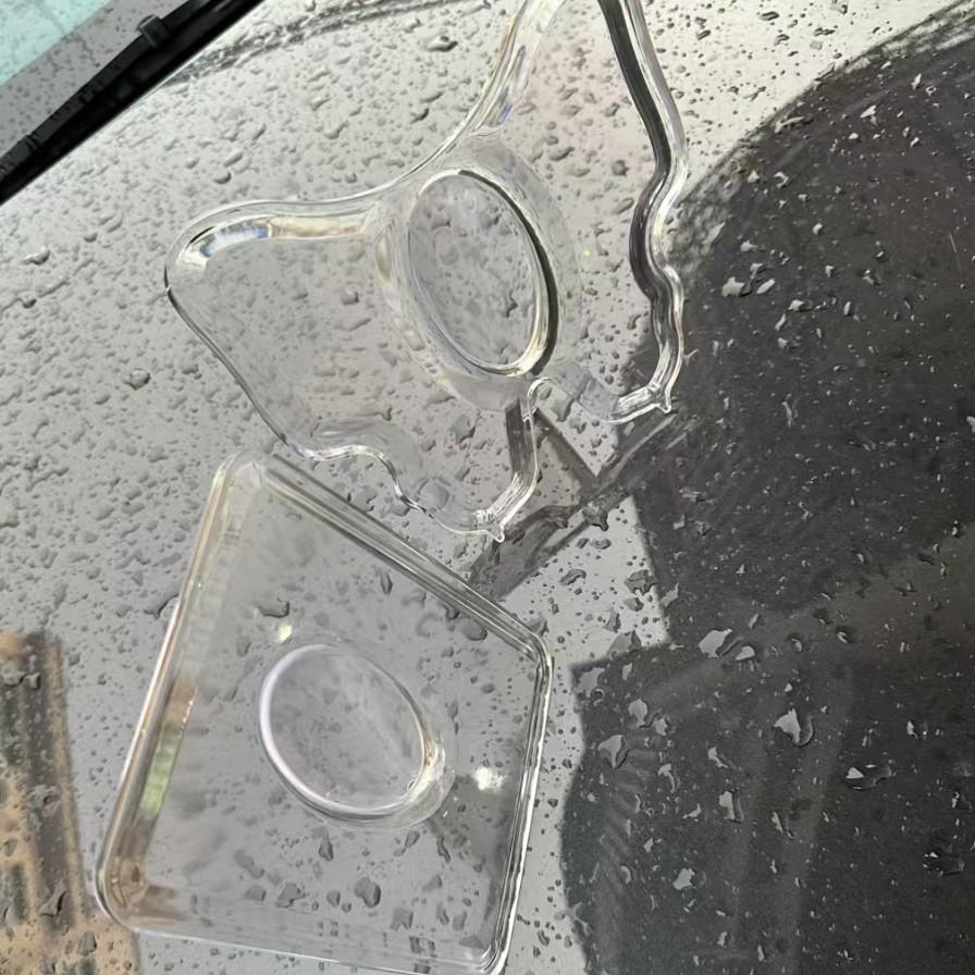 Acryl-Fotorahmen-Vase für frische oder getrocknete Blumen - Kreative florale Kunstdekoration