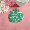 Turtle Leaf Acrylic Coasters Creative High Temperature Resistant Anti-scald Mats Home Simple Non-slip Heat Insulation Coaster
