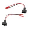 4Pcs Speaker Cable Adaptor Plug Connectors Wire Harness Adapter Connector