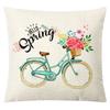 Pillow Nordic Linen Pillow Cover Spring Living Room Sofa Cushion Lumbar Cushion