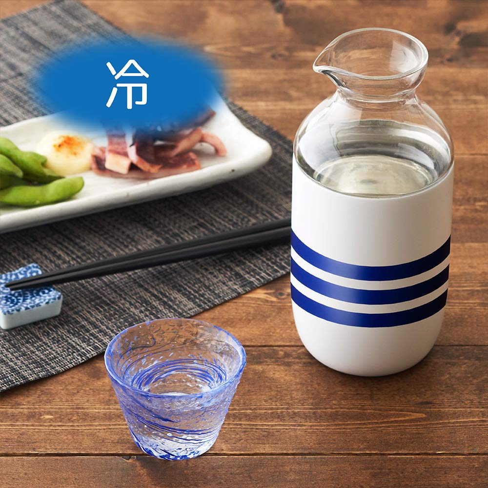 Doshisha Tokkuri White 360ml Drinking Comfort Tokkuri Line ON℃Zone OZNN-360SE