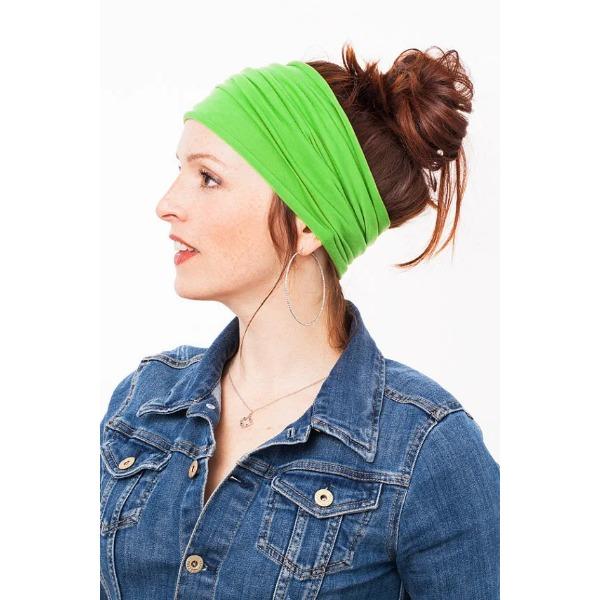 Head Neck Scarf For Women Ring Elasticity Circle Scarf Colorful Red Pink Headbands  New