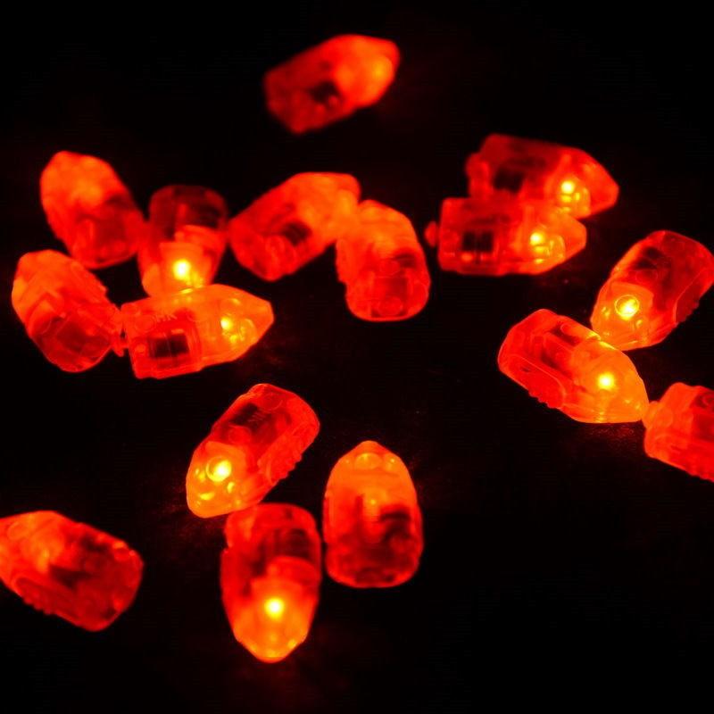 10 stk/sett Selvlysende Ballonglys LED Ballonglys Bryter Blinkende Ballonglys Kule Fargerikt Ballonglys