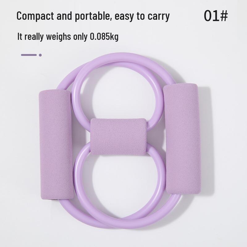 Figure-8 Resistance Band for Chest Expansion and Yoga Fitness