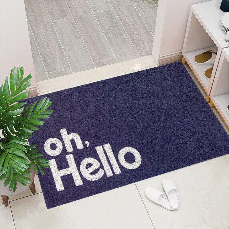 Minimalist Non-slip Coir Doormat - Cuttable, Wear-resistant Entry Mat