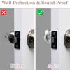 WTEMPO 2PCS Door Knob Printed Covers Door Knob Protector Cover Wall Protectors Reusable Washable Door Handle Cover for Round Door Handle Protection