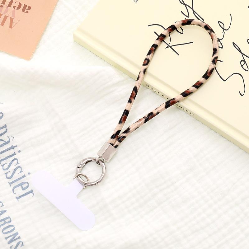 Leopard Print Phone Chain - Versatile Short Lanyard and Crossbody Strap
