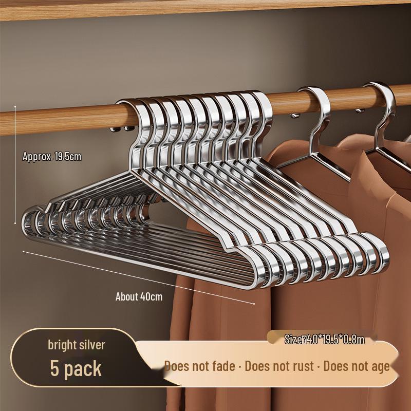 

Ветрозащитные вешалки для одежды из нержавеющей стали, не оставляющие следов на плечах