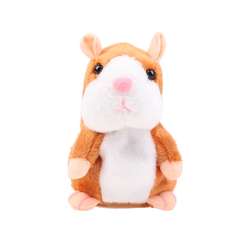 Sevimli Elektrikli Konuşan Hamster Peluş Oyuncak Konuşmayı Taklit Etmeyi Öğrenen Sallanan Peluş Bebek Oyuncakları Etkileşimli Peluş Hamster Oyuncakları Bebek Hediyeleri