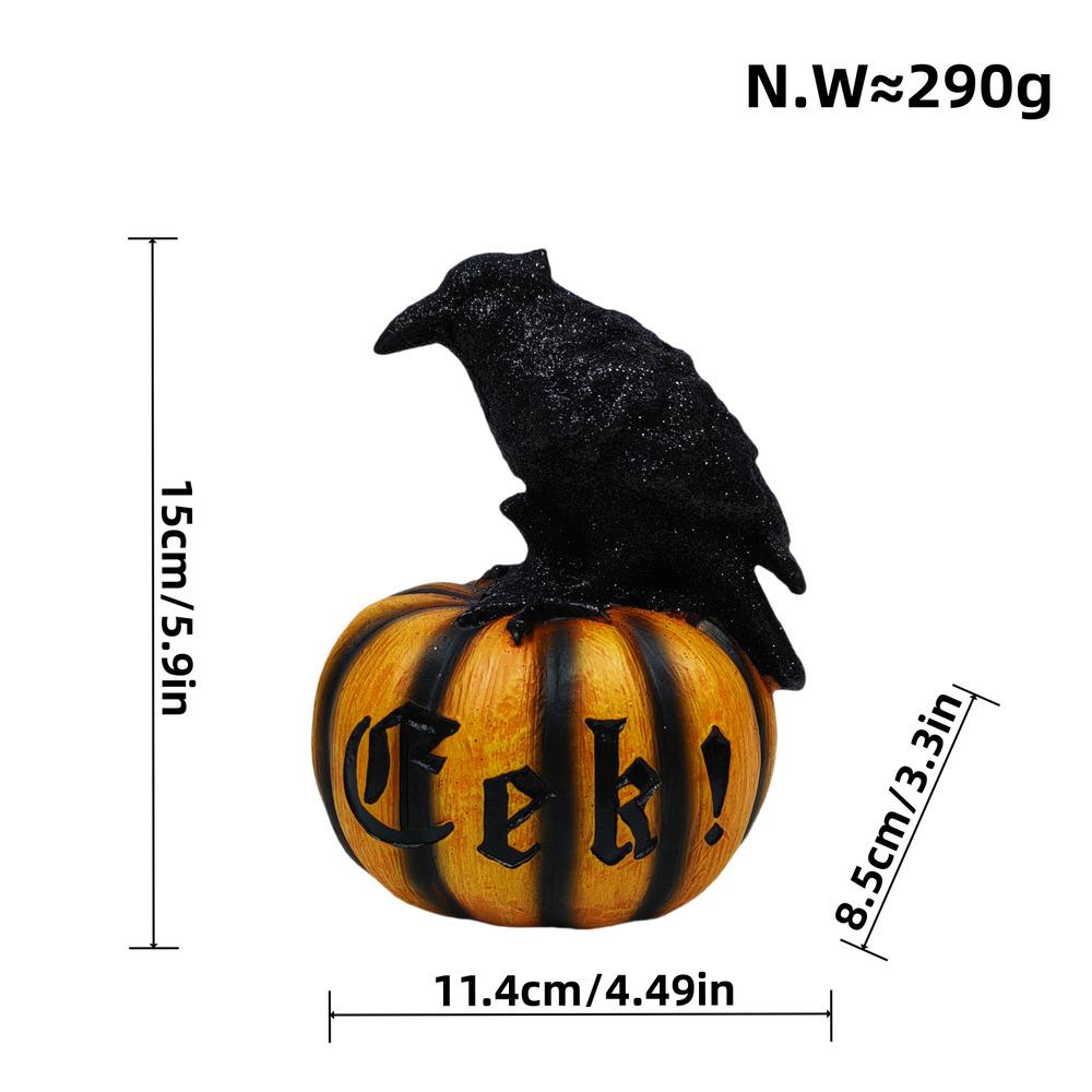 A Halloween Home Decoration Ghost Pumpkin Ornaments Party Props Decorative Resin Skeleton Holiday Atmosphere