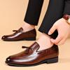 Men Leather Shoes Big Size Business Formal Casual Wedding Lace Up Shoes