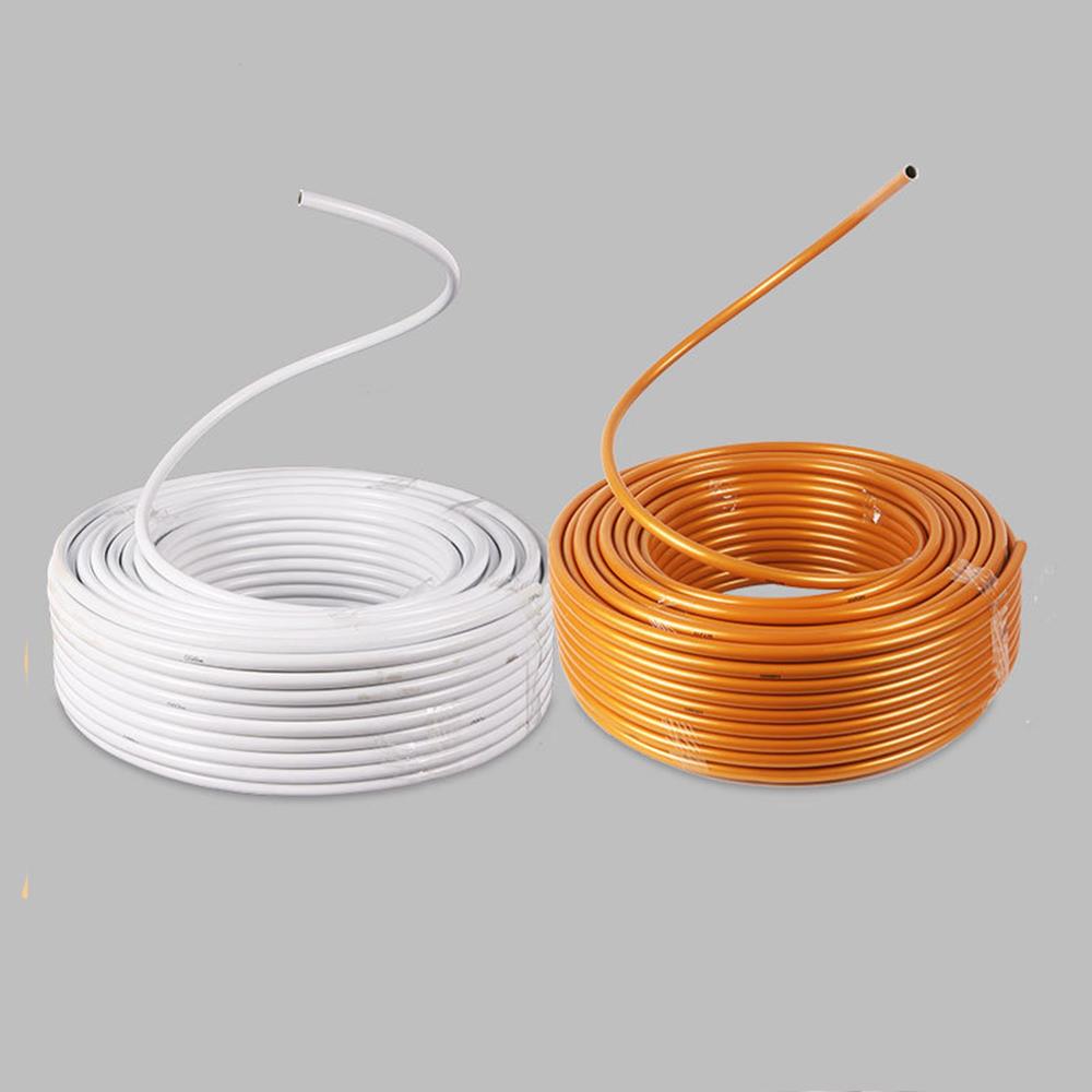 5M Styling Tube PVC Aluminum Plastic Molding Pipe For Baby Shower Birthday Christmas Wedding DIY Fake Flower Stem Molding Pipe