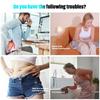 Electric EMS Abdominal Heating Massager Fat Burn Fitness Slimming Belt Waist Belly Weight Loss Muscle Stimulator