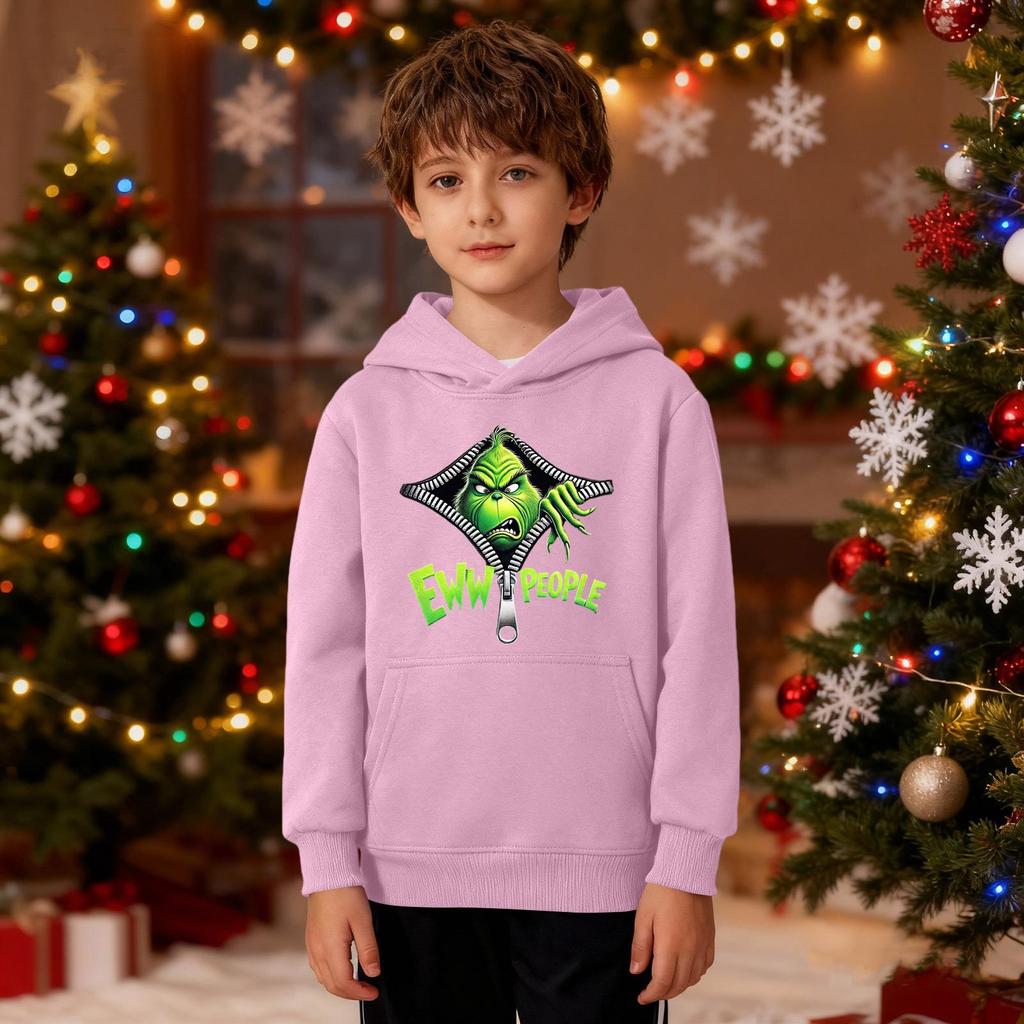 Vánoční mikina Chlapci Dívky Ošklivá Vánoční košile Crewneck Batole Dlouhý rukáv Pulovr Outfit Topy