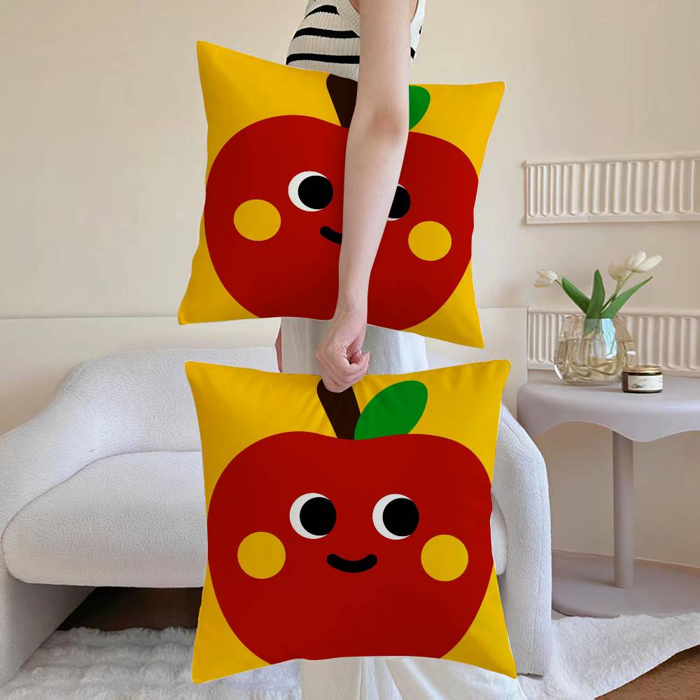 Christmas Pillow Case Sofa and Living Room Decorative Cushion Covers Dust-proof and Mite-proof Invisible Zipper