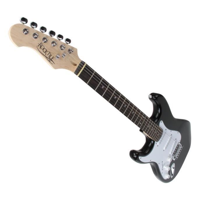 Guitare électrique - Rocktile - Pro ST3-BK-L - Gaucher - 3 single coils - 22 frets