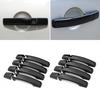 4xGlossy Black Door Handle Pull Cover For Land Rover Discovery LR4 Freelander 2