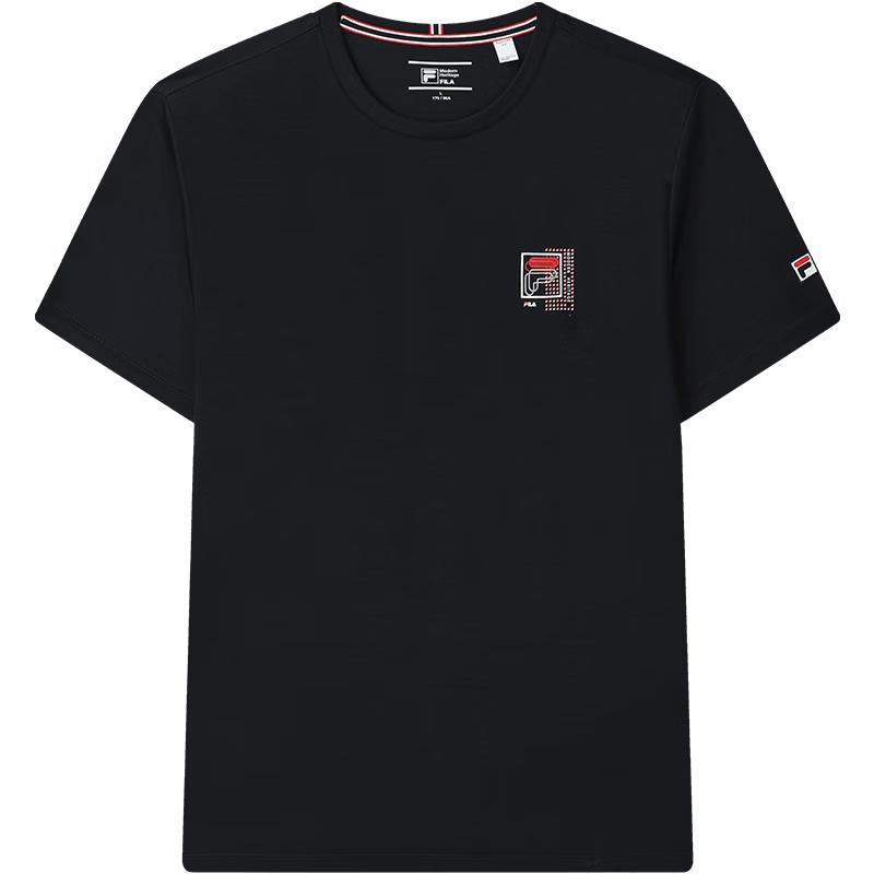 FILA Men s 2025 Summer Round Neck Short-Sleeve T-Shirt XL