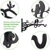 2/1Pcs Wall-Mounted Hook Flower Pot Holder Europe Vintage Iron Art Flower Stand Garden Decoration Wall Hanging Basket Bracket