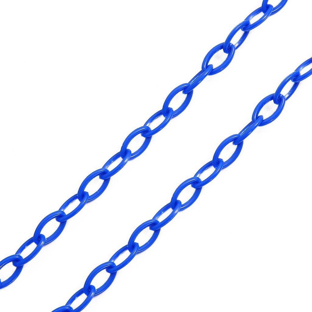 4pcs 40cm Bright Color Acrylic Fashion Link Sunglasses Chain Beads For DIY Jewelry Making Sunglasses Accessories