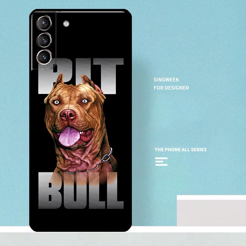 

Pit Bull Lovely Dog Pitbull Case For Samsung Galaxy S25 Ultra S25 FE S20 S21 S22 S23 Plus S9 S10 S24 Ultra Phone Cover Galaxy S21 Plus