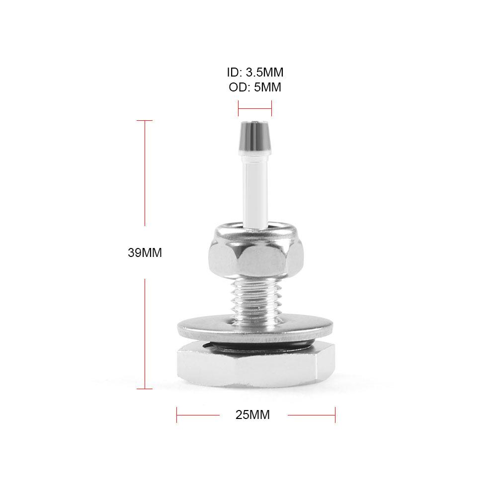 Turbocharger Silicone Pipe Boost Hose Nipple Turbo Vacuum VAC Gauge Fitting TDI