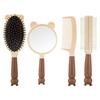 Cartoon Cat Comb Mirror Air Cushion Comb Massage Comb Portable Anti-static Fluffy Hair Comb for Women Air Bag