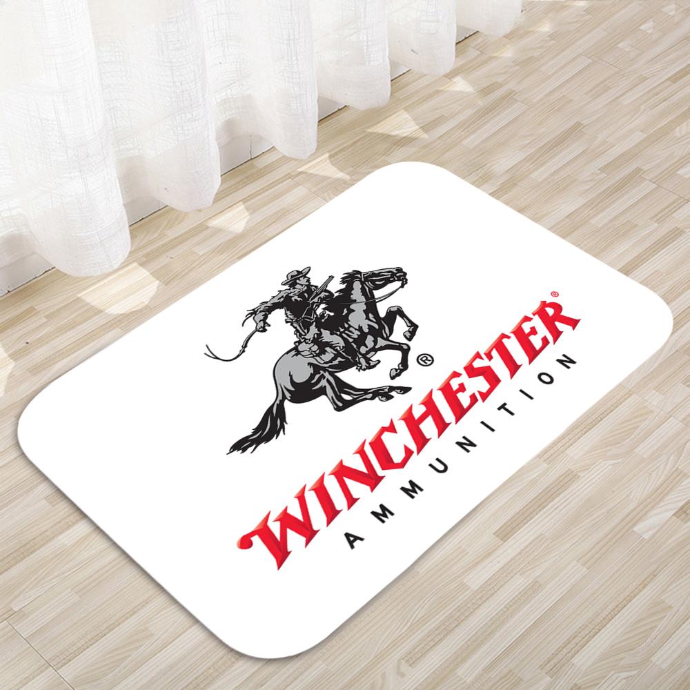 

Floor Mats Winchester logo Home Carpet Door Mats Modern Decor Carpet Anti-Slip Floor Mats 752 40cmx60cm