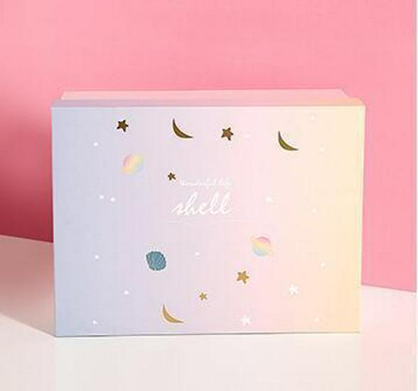 Dreamy Starry Moon Valentine's Makeup Gift Box with Gradient Design