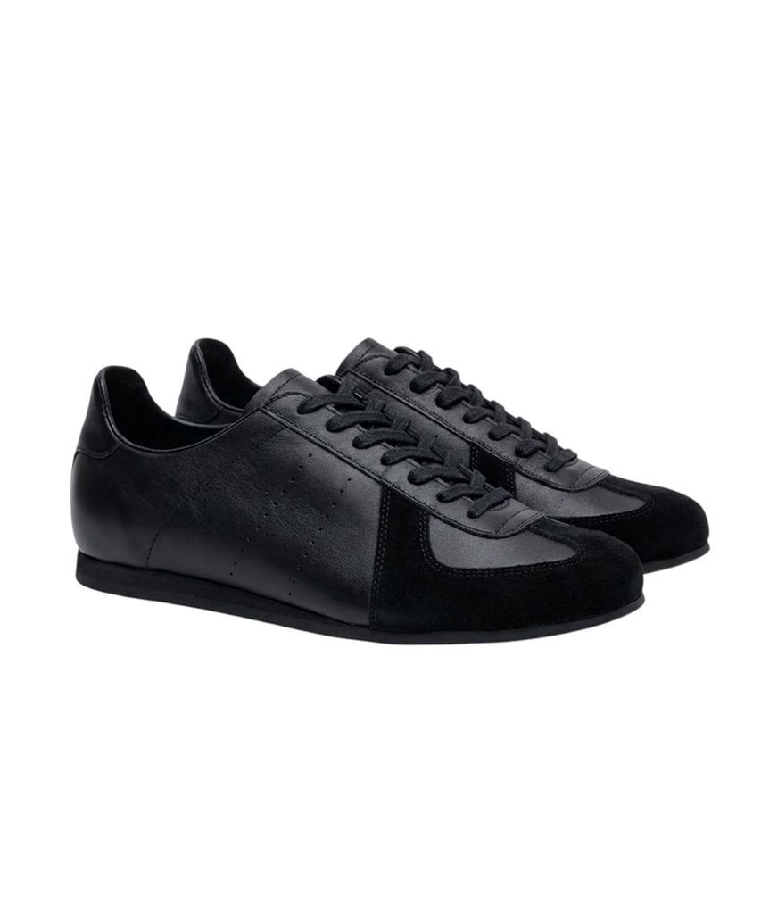 Coreofalchemy Nigredo Black German Black Cowhide German Army Sneakers