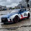 1:22 Nissan GTR R35 Sportwagen Legierung Metall Druckguss Modellauto Hohe Simulation Zuhause Trendige Ornamente Sammlung Hobby Geschenk Ehemann