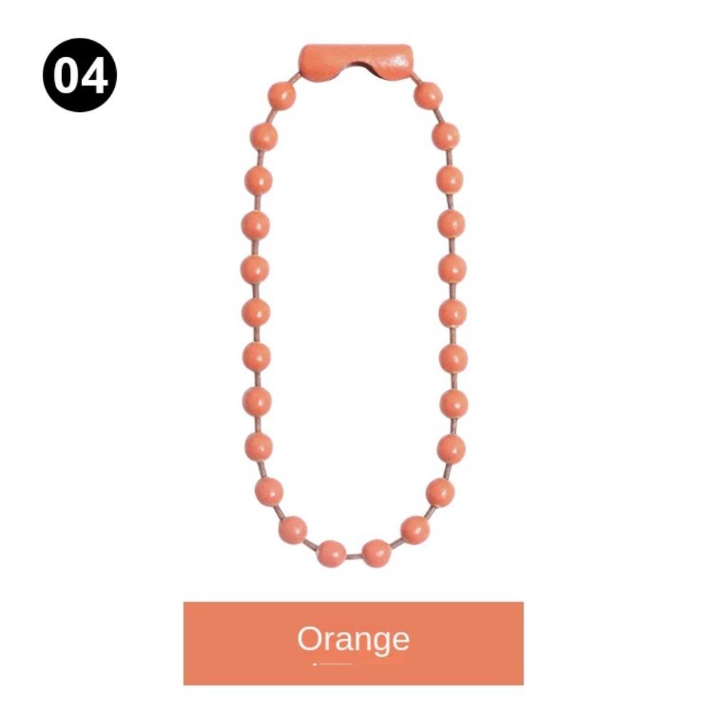 50/100PCS DIY Key Chain 10cm Label Hand Tag Connector Colorful Ball Bead Chains  Key