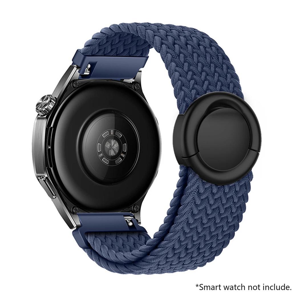 18mm 20mm 22mm Pasek pętla z plecionego nylonu do Huawei Watch GT5/GT4 Pro Klamra spadochronowa Wygodny pasek do Samsung Watch 7 6 5 4