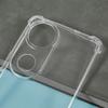 Etui na telefon vivo V50 5G Wzmocnione cztery rogi Odporne na upadki Przezroczyste etui z TPU