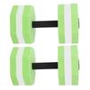 2Pcs High Density EVA Foam Dumbbell Set Aquatic Exercise Dumbbells for Men Women Indoor Swimming Pools Aerobic Fitness