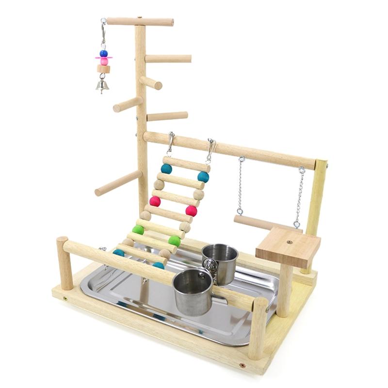 Bird Playground for Conures Parrot Playstand Cockatiel for Play Stand with Tray 1