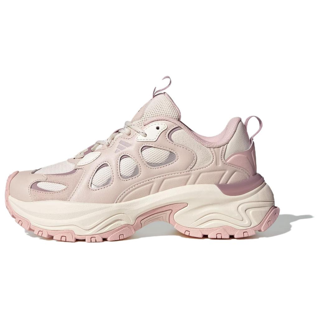Adidas Shadow Valley Comfortable Versatile Non-Slip Wear-Resistant Low-Top Dad Shoes Women Sneakers Light-Pink JQ7619