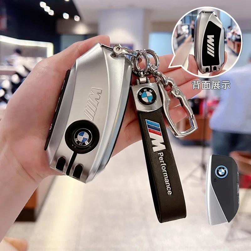 Car Remote Key Case Cover Shell Fob For BMW X1 U11 G70 7 Series 320i X3 X5 X7 i7 G07 LCI iX G09 XM U06 G81 M3 2023 2024 ussh51