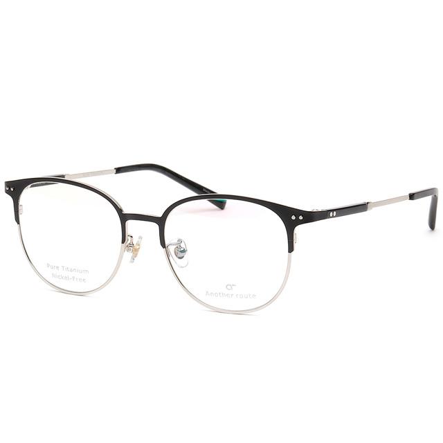 Eonadeoluteu Titanium Eyeglass Frames Colby Two-Tone Metal Frames